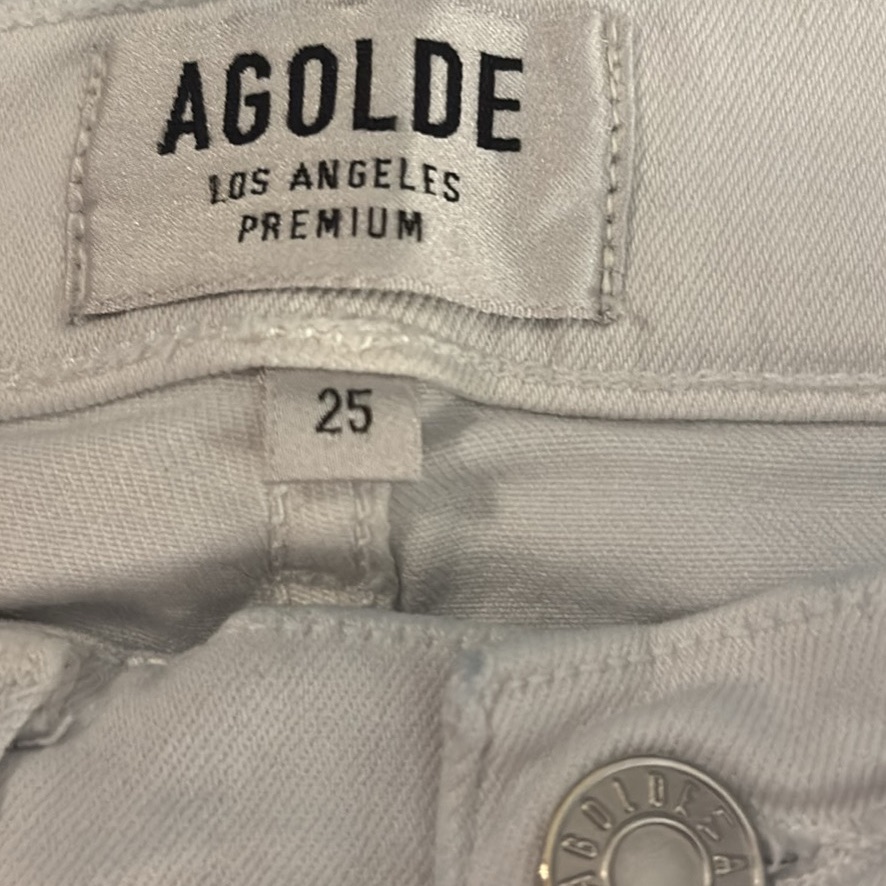 Agolde Premium White Jeans